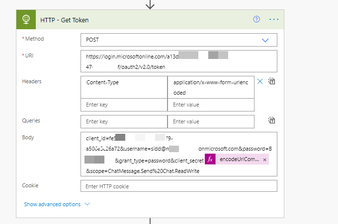 Sending Teams Message to Any User from a Specific User from PowerAutomate